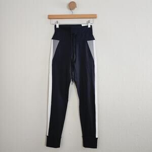 NEW Aerie Offline Goals Black Colorblock Drawstring High Waisted Legging